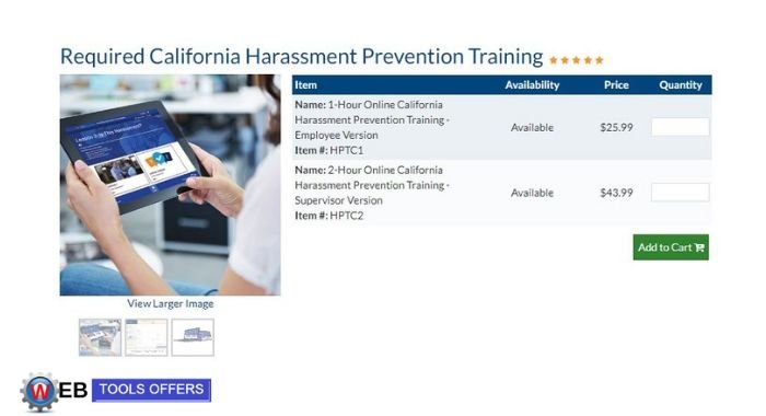 California Harassment Prevention Training