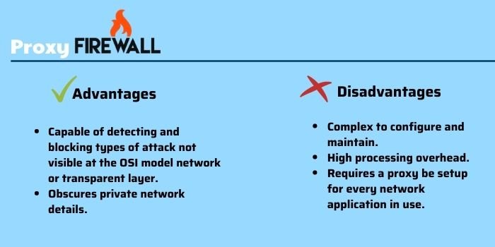 6 types of firewalls - Proxy