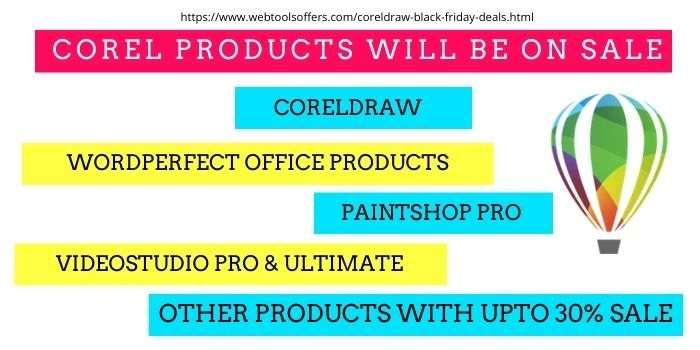 Corel Black Friday Sale Products