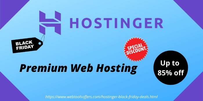 Hostinger premium web hosting upp to 85% off