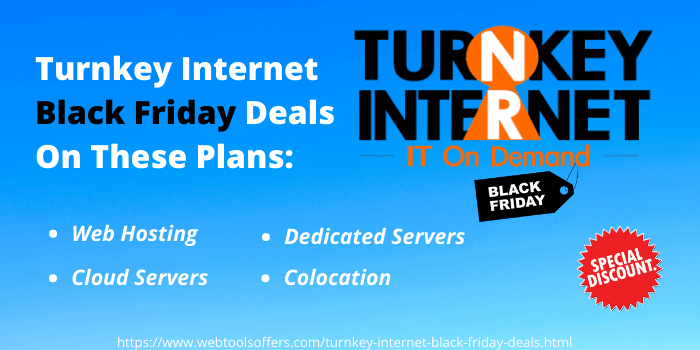 Turnkey Black Friday deals on all web hosting plans