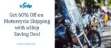 Get 60% Off on Motorcycle Shipping with uShip Saving Deal