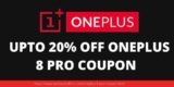 Upto 20% Off OnePlus 8 Pro Coupon Code 2025